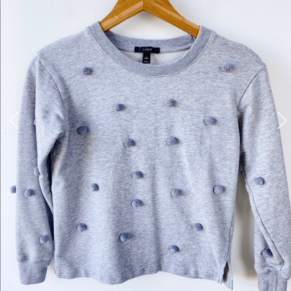 J.Crew Pom-Pom Sweatshirt / XXS